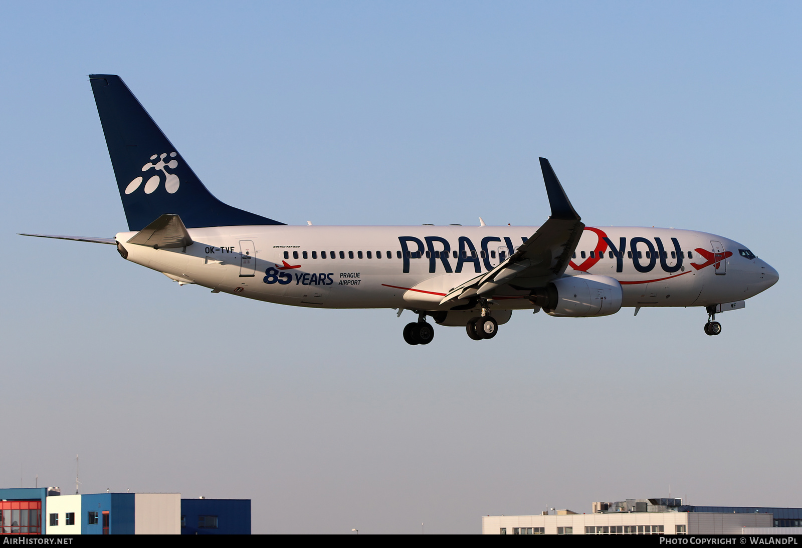 Aircraft Photo of OK-TVF | Boeing 737-8FH | Travel Service | AirHistory.net #518593