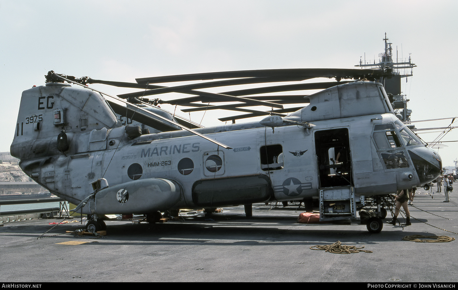 Aircraft Photo of 153975 / 3975 | Boeing Vertol CH-46E Sea Knight | USA - Marines | AirHistory.net #518624