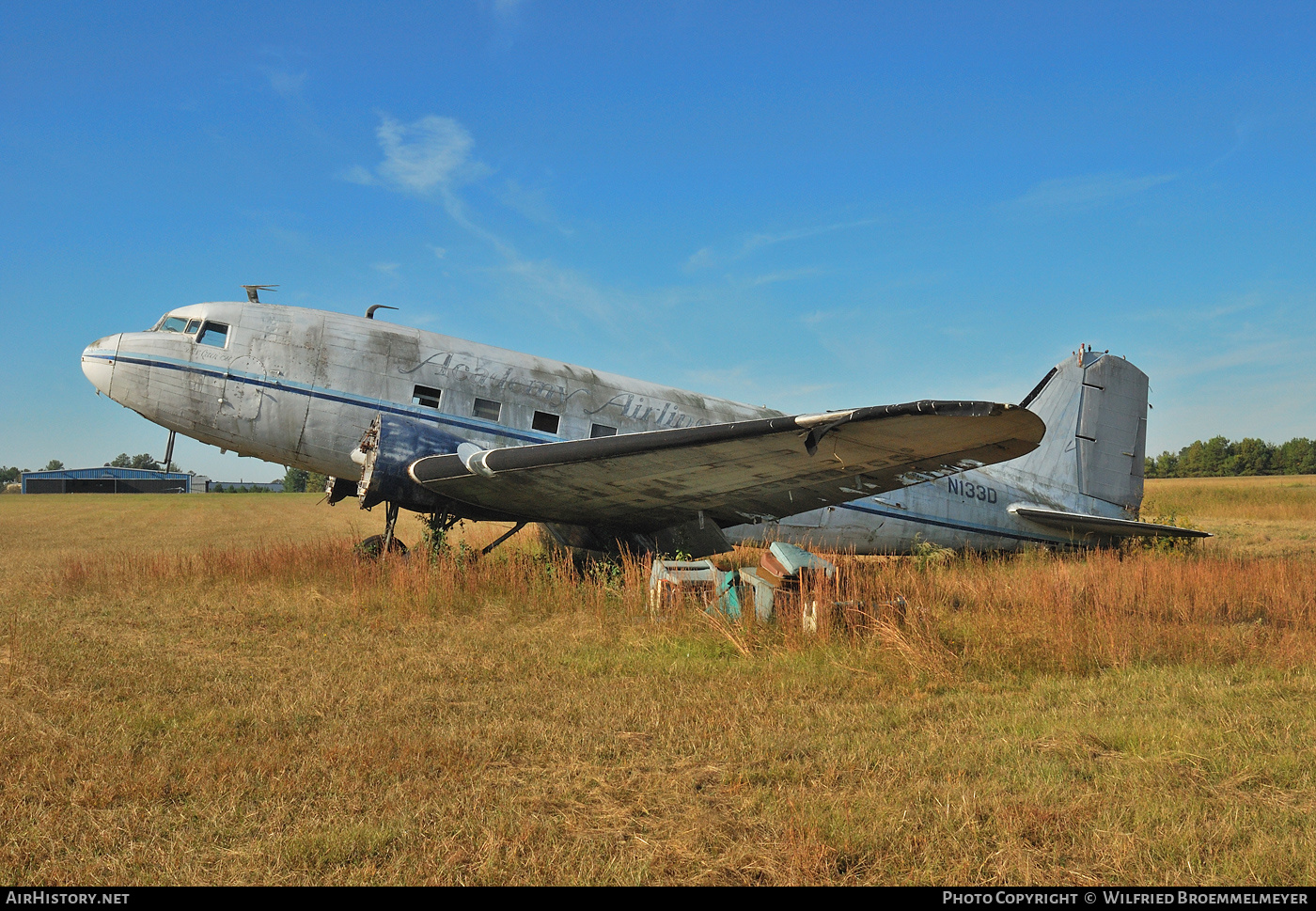 Aircraft Photo of N133D | Douglas DC-3(A) | Academy Airlines | AirHistory.net #518648