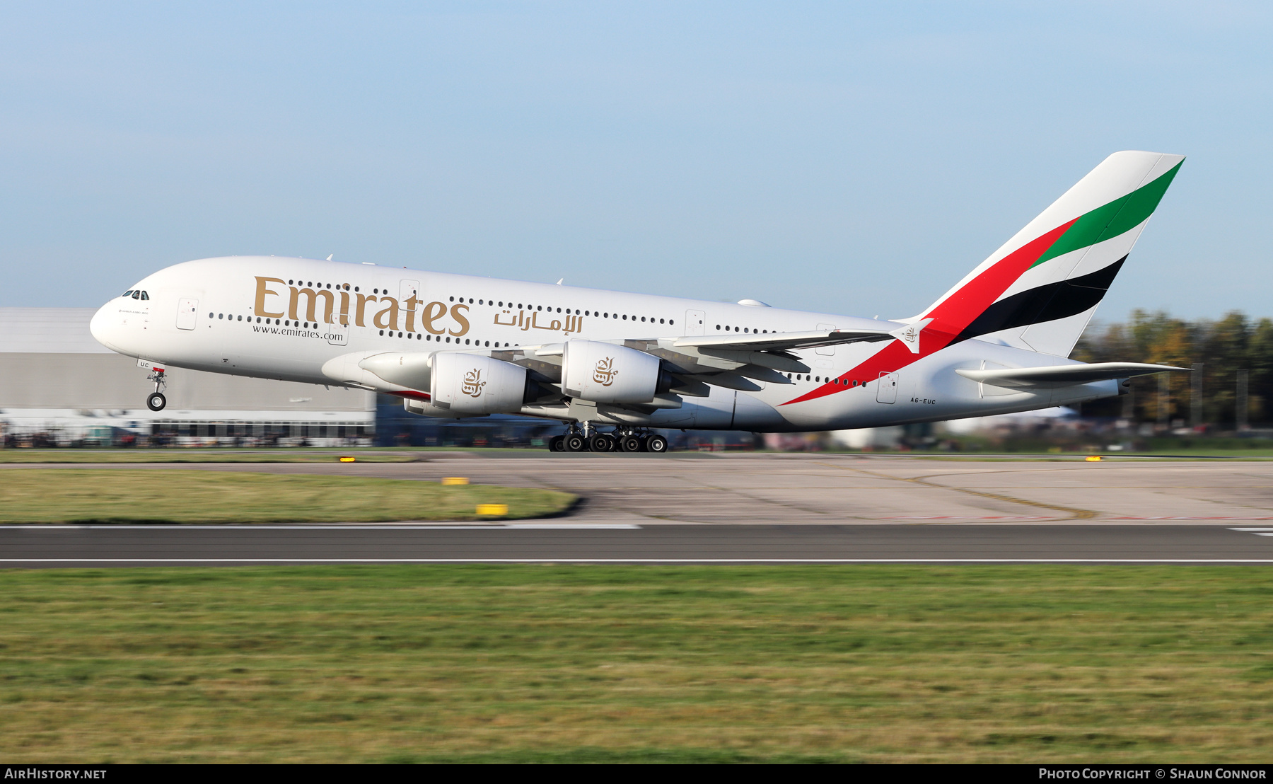 Aircraft Photo of A6-EUC | Airbus A380-861 | Emirates | AirHistory.net #518652