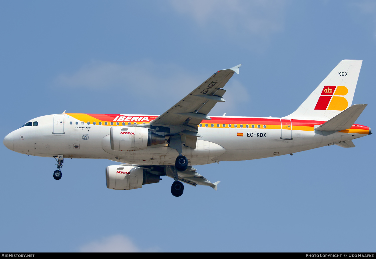 Aircraft Photo of EC-KBX | Airbus A319-111 | Iberia | AirHistory.net #518653