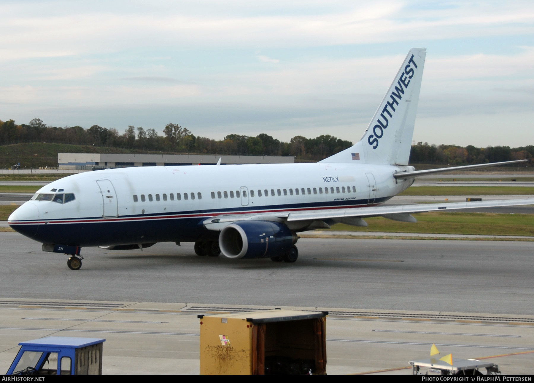 Aircraft Photo of N271LV | Boeing 737-705 | Southwest Airlines | AirHistory.net #518656