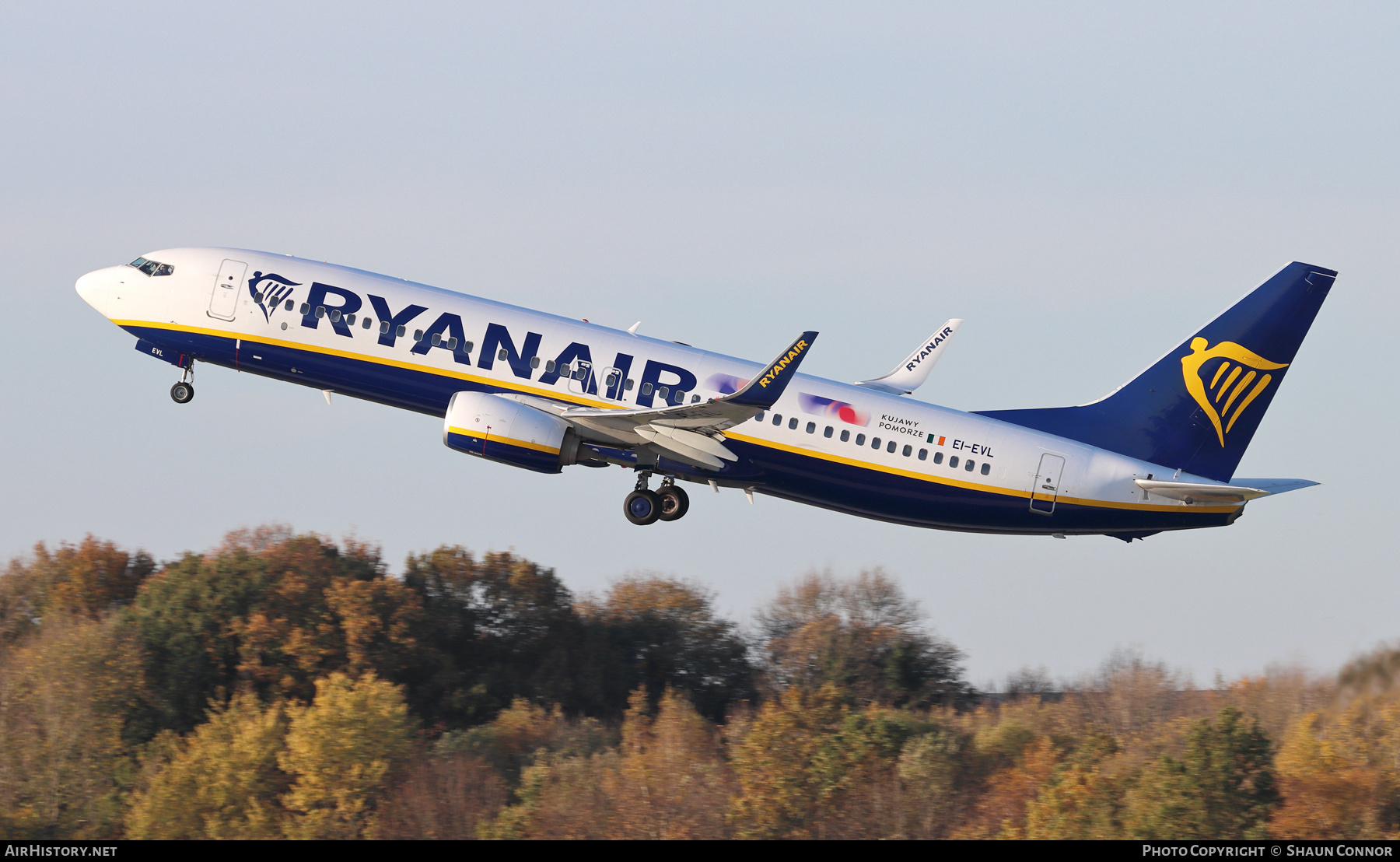Aircraft Photo of EI-EVL | Boeing 737-8AS | Ryanair | AirHistory.net #518668