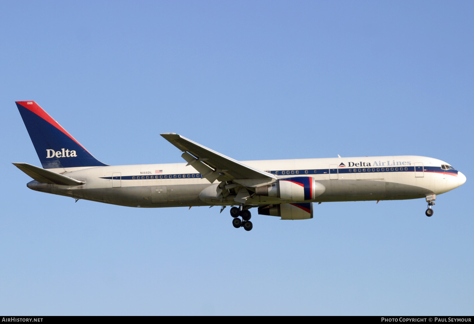 Aircraft Photo of N155DL | Boeing 767-3P6/ER | Delta Air Lines | AirHistory.net #518678
