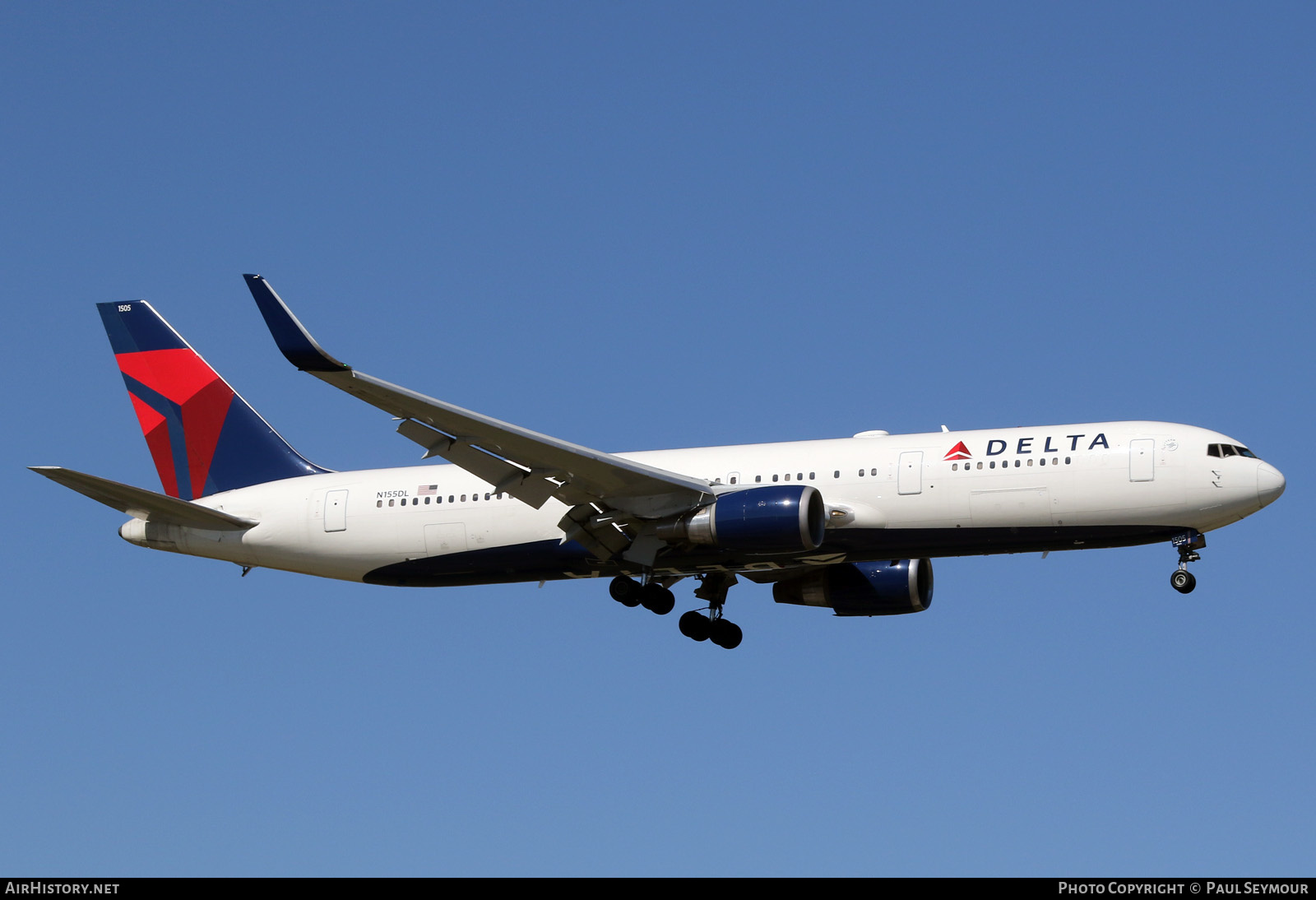 Aircraft Photo of N155DL | Boeing 767-3P6/ER | Delta Air Lines | AirHistory.net #518684