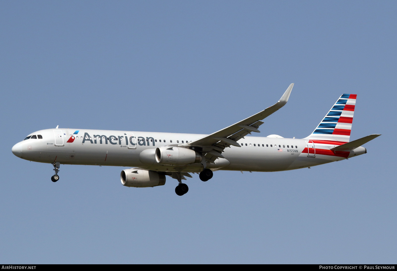 Aircraft Photo of N155NN | Airbus A321-231 | American Airlines | AirHistory.net #518690