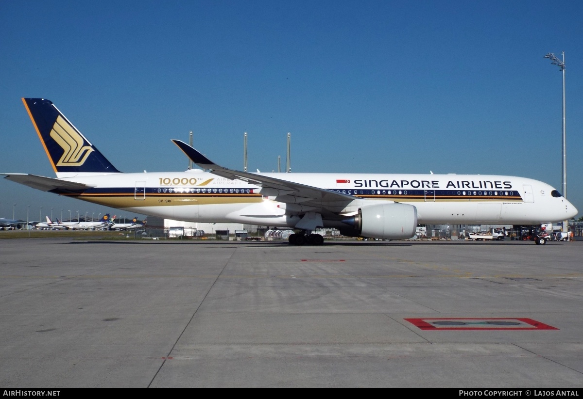 Aircraft Photo of 9V-SMF | Airbus A350-941 | Singapore Airlines | AirHistory.net #518697