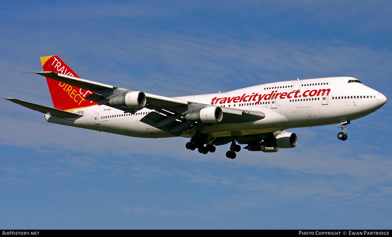 Aircraft Photo of TF-AMJ | Boeing 747-312 | Travel City Direct | AirHistory.net #518709