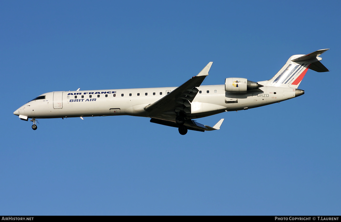 Aircraft Photo of F-GRZD | Bombardier CRJ-702 (CL-600-2C10) | Air France | AirHistory.net #518746