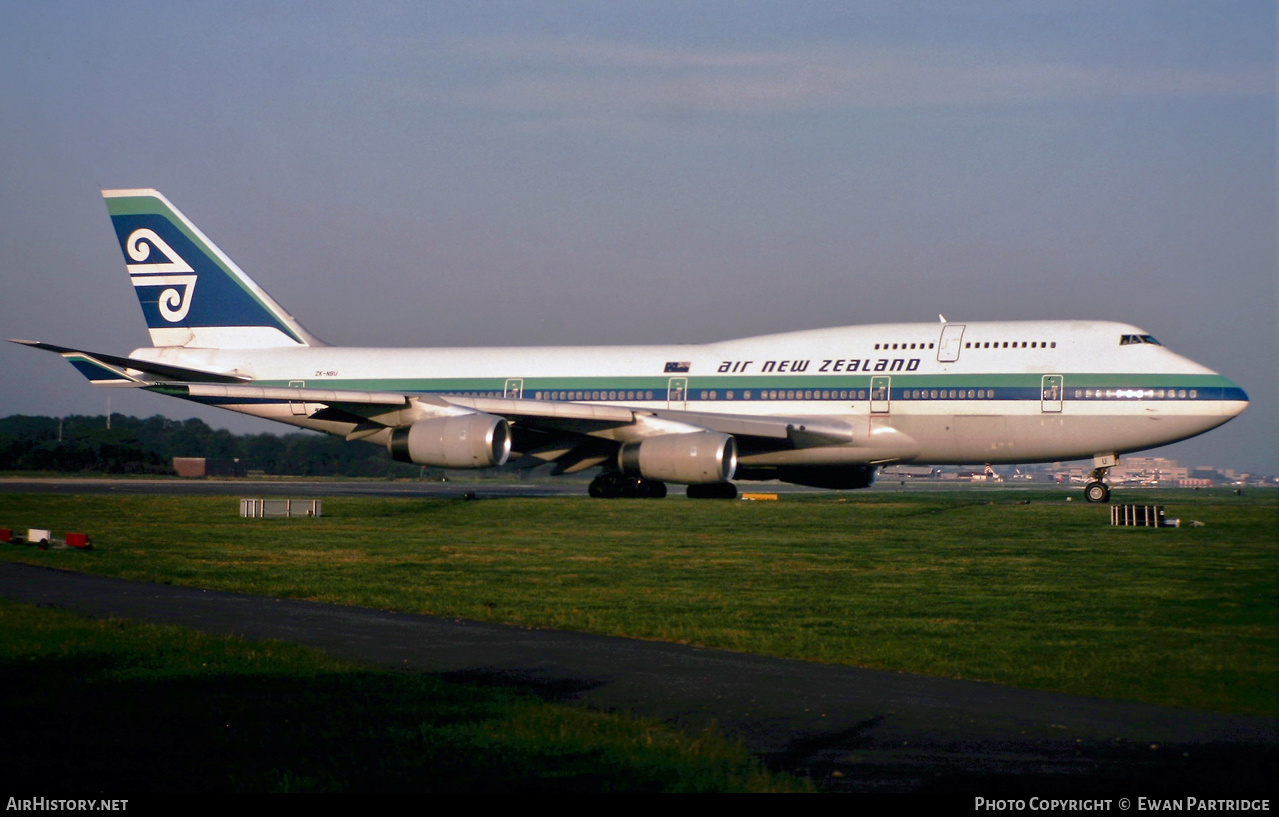 Aircraft Photo of ZK-NBU | Boeing 747-419 | Air New Zealand | AirHistory.net #518752