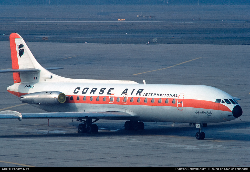 Aircraft Photo of F-BVSF | Sud SE-210 Caravelle VI-N | Corse Air International | AirHistory.net #518756