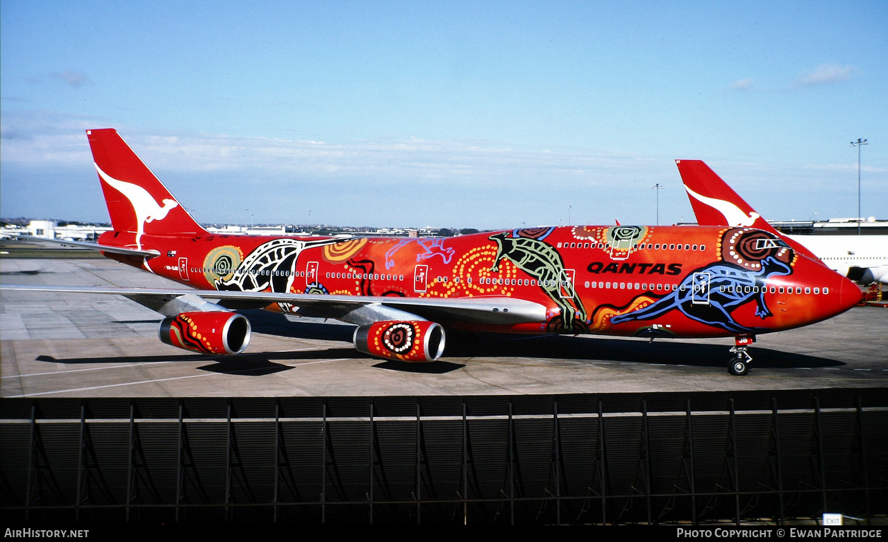 Aircraft Photo of VH-OJB | Boeing 747-438 | Qantas | AirHistory.net #518762