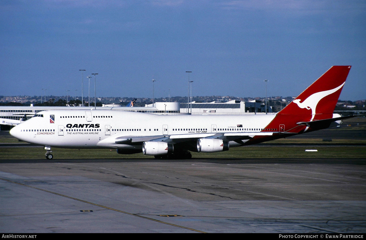 Aircraft Photo of VH-OJC | Boeing 747-438 | Qantas | AirHistory.net #518763