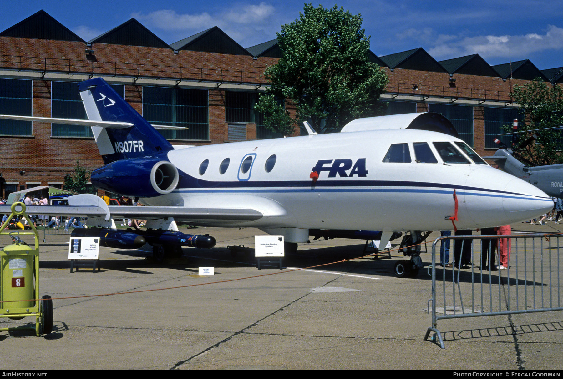 Aircraft Photo of N907FR | Dassault Falcon 20DC | FRA - FR Aviation | AirHistory.net #518772