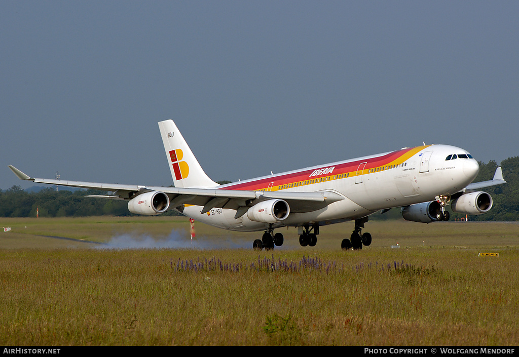 Aircraft Photo of EC-HGU | Airbus A340-313 | Iberia | AirHistory.net #518775