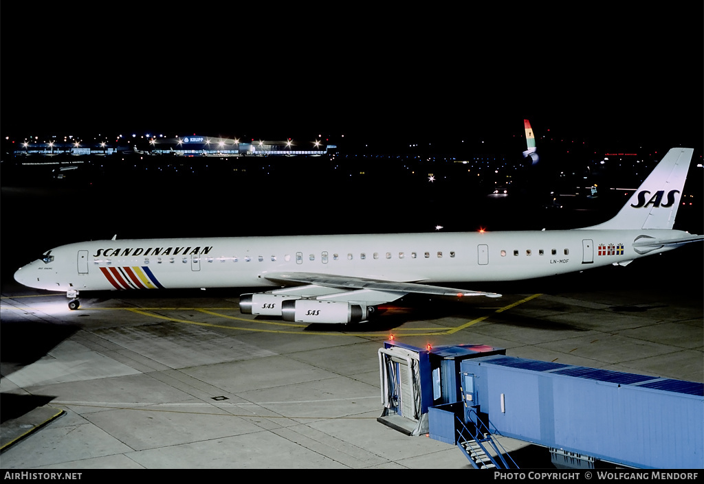 Aircraft Photo of LN-MOF | McDonnell Douglas DC-8-63 | Scandinavian Airlines - SAS | AirHistory.net #518779