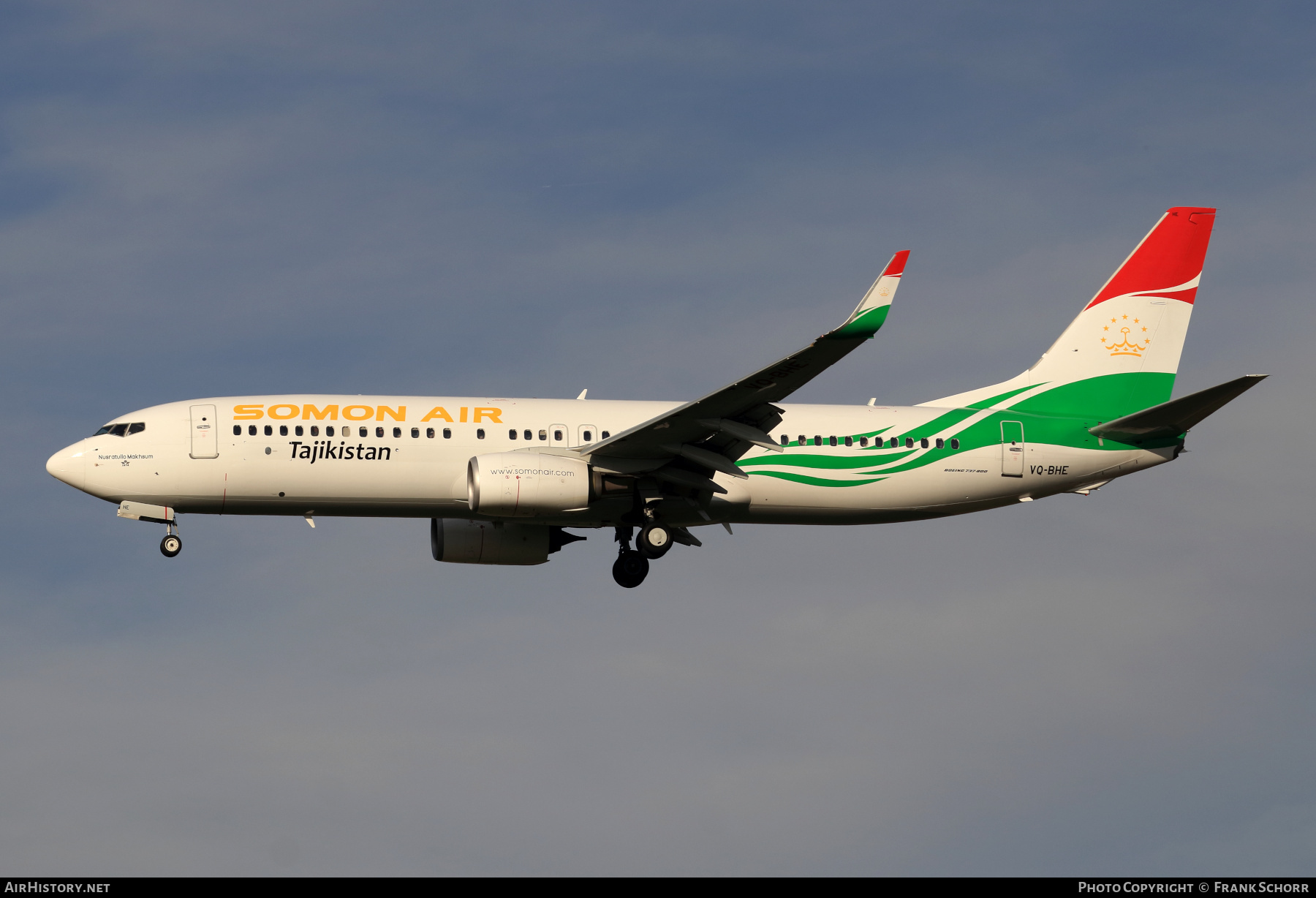 Aircraft Photo of VQ-BHE | Boeing 737-8GP | Somon Air | AirHistory.net #518813