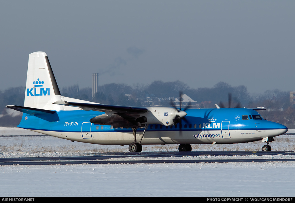 Aircraft Photo of PH-KVH | Fokker 50 | KLM Cityhopper | AirHistory.net #518832