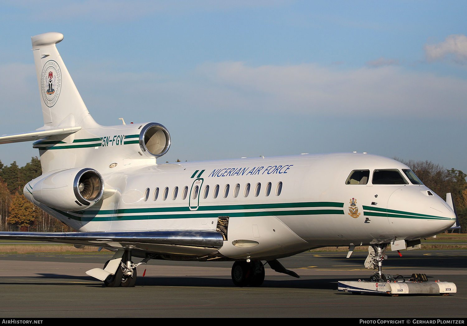 Aircraft Photo of 5N-FGV | Dassault Falcon 7X | Nigeria - Air Force | AirHistory.net #518838