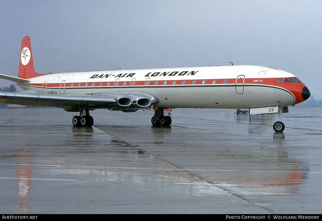 Aircraft Photo of G-BBUV | De Havilland D.H. 106 Comet 4B | Dan-Air London | AirHistory.net #518842