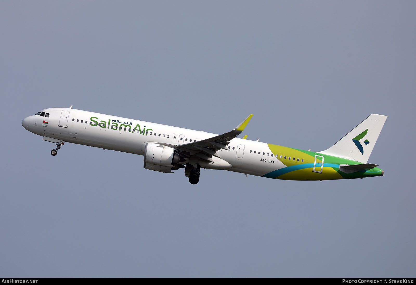 Aircraft Photo of A4O-OXA | Airbus A321-253NX | Salam Air | AirHistory.net #518852