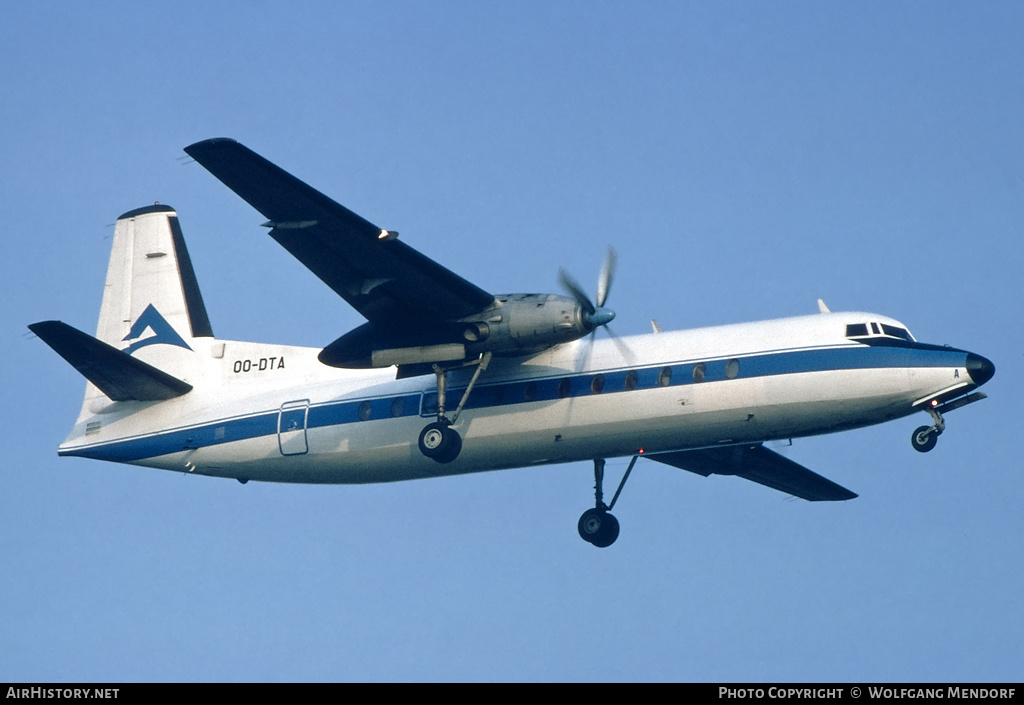 Aircraft Photo of OO-DTA | Fairchild Hiller FH-227B | Delta Air Transport - DAT | AirHistory.net #518872