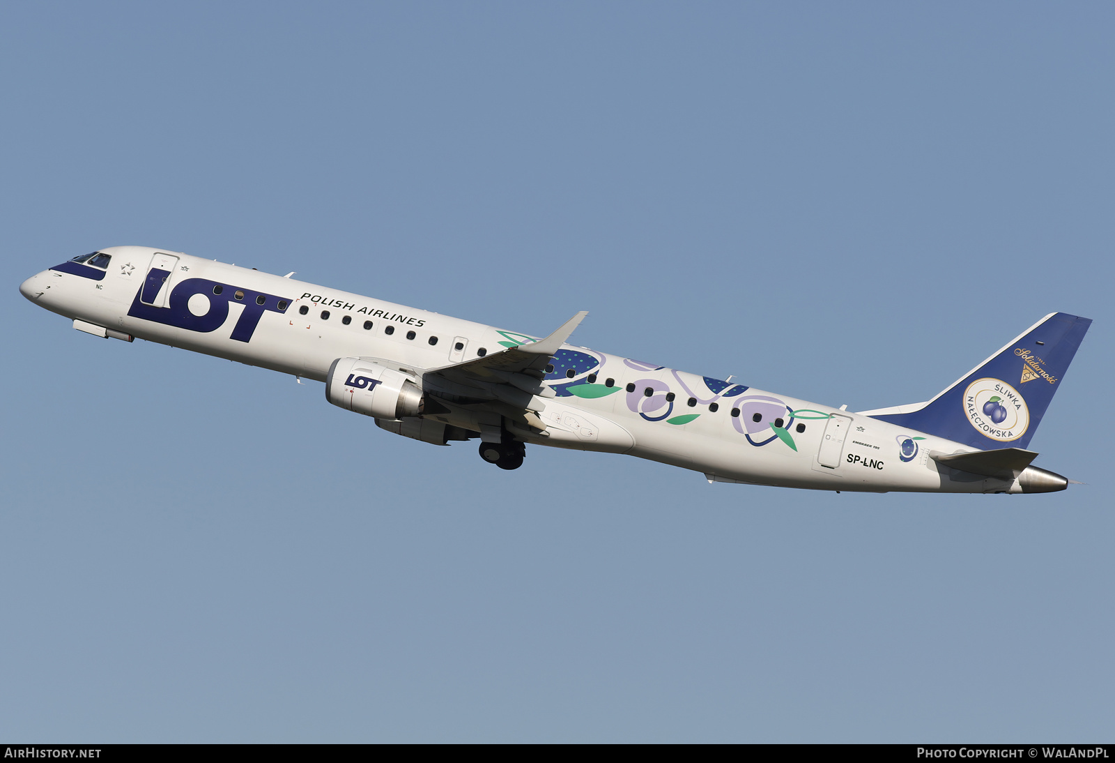 Aircraft Photo of SP-LNC | Embraer 195LR (ERJ-190-200LR) | LOT Polish Airlines - Polskie Linie Lotnicze | AirHistory.net #518878