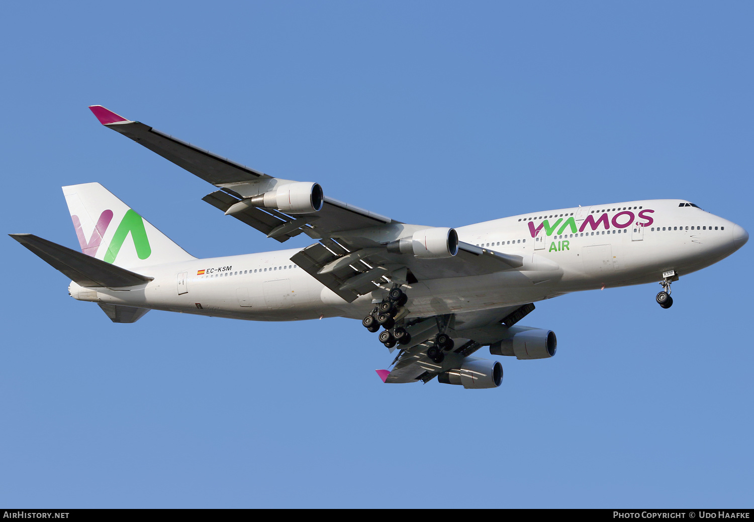 Aircraft Photo of EC-KSM | Boeing 747-412 | Wamos Air | AirHistory.net #518892