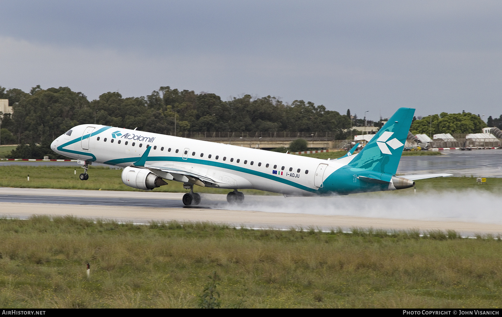 Aircraft Photo of I-ADJU | Embraer 195LR (ERJ-190-200LR) | Air Dolomiti | AirHistory.net #518908