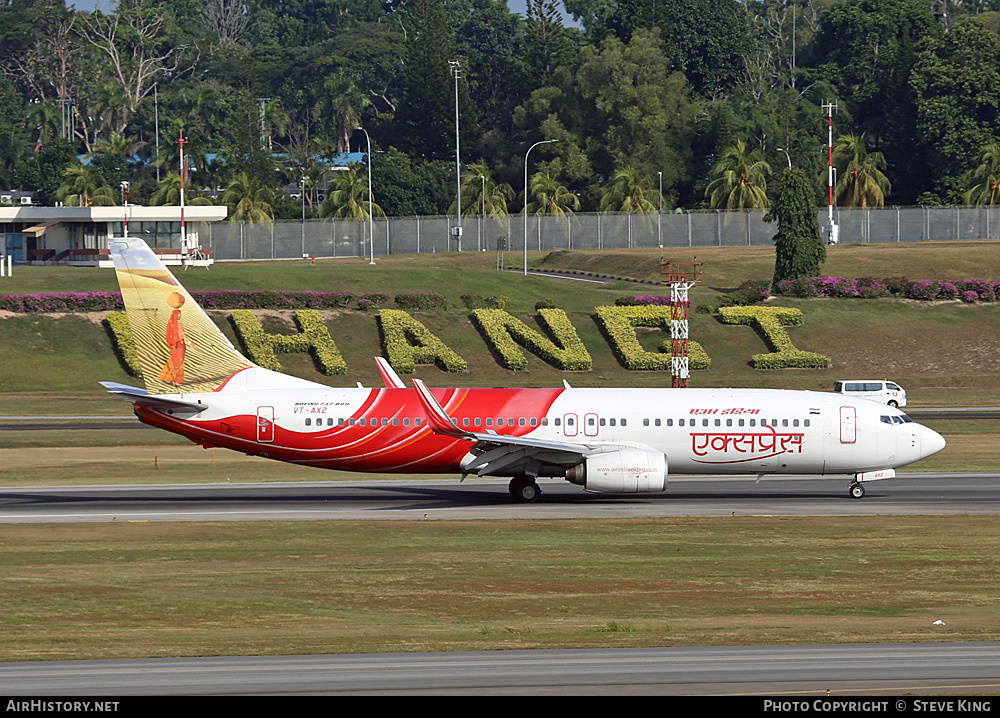 Aircraft Photo of VT-AXZ | Boeing 737-8HG | Air India Express | AirHistory.net #518917