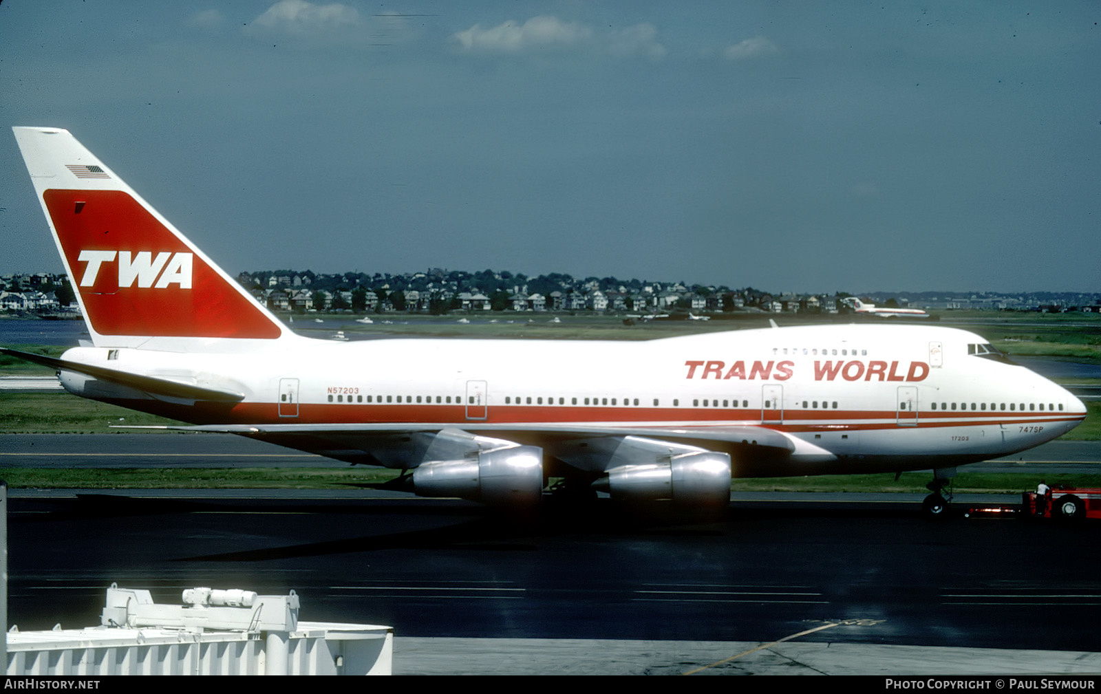 Aircraft Photo of N57203 | Boeing 747SP-31 | Trans World Airlines - TWA | AirHistory.net #518918