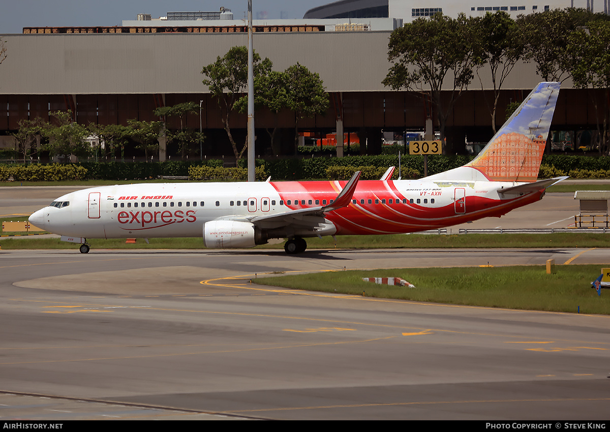 Aircraft Photo of VT-AXN | Boeing 737-8HG | Air India Express | AirHistory.net #518923