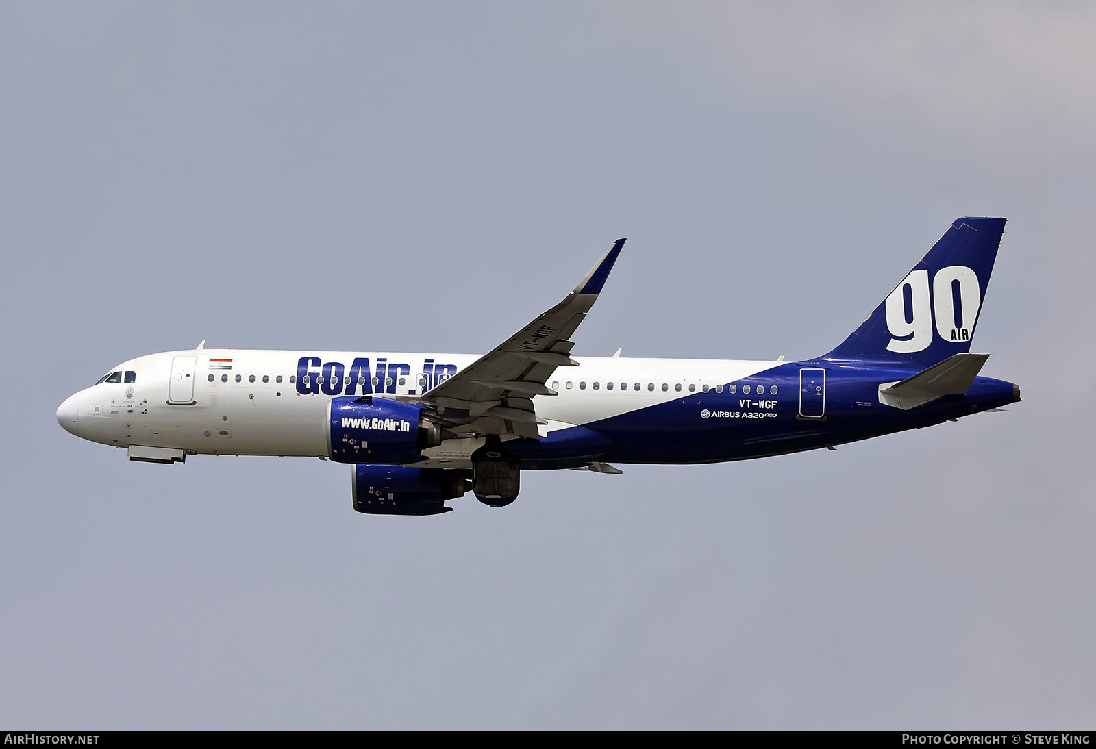 Aircraft Photo of VT-WGF | Airbus A320-271N | GoAir | AirHistory.net #518933