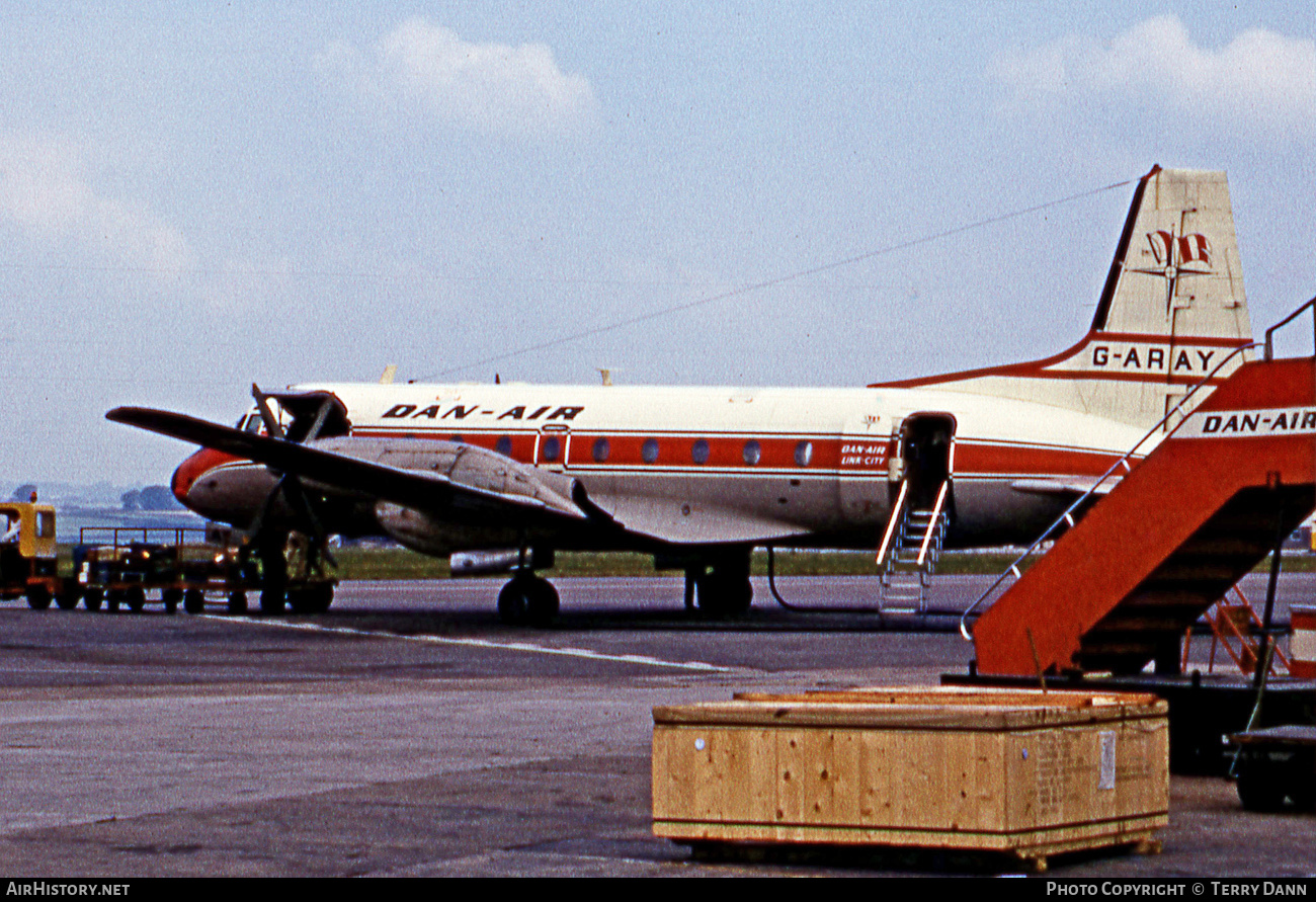 Aircraft Photo of G-ARAY | Avro 748 Srs1/100 | Dan-Air London | AirHistory.net #518956