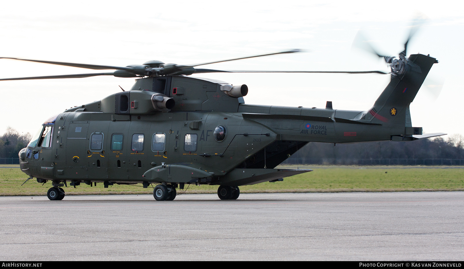 Aircraft Photo of ZK001 | AgustaWestland EH101-512 Merlin HC3A | UK - Air Force | AirHistory.net #518968