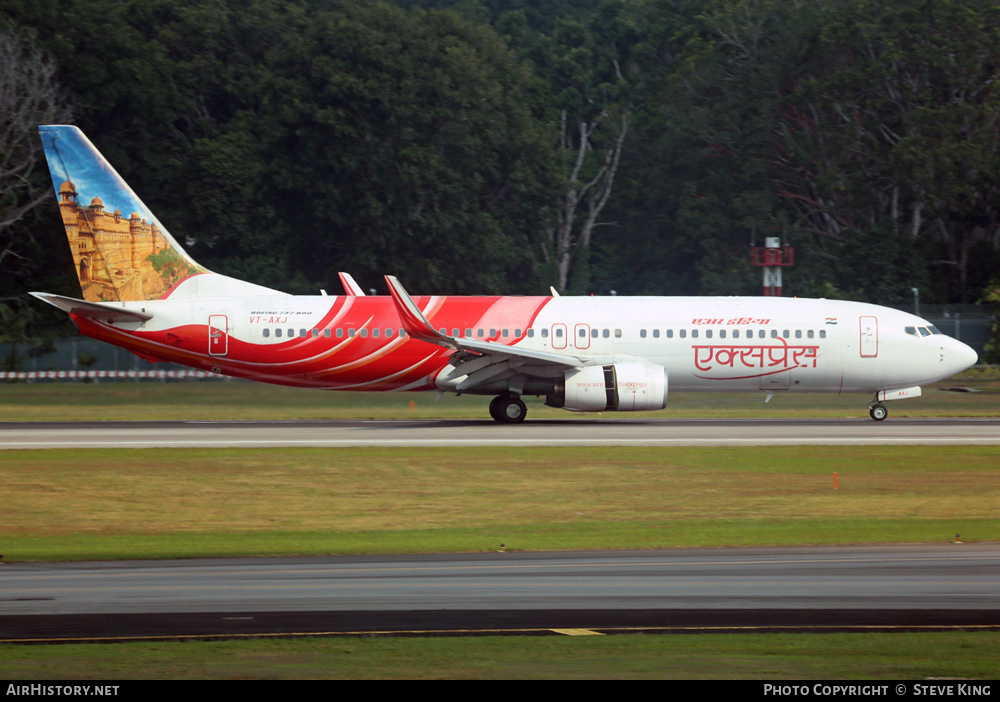 Aircraft Photo of VT-AXJ | Boeing 737-8HG | Air India Express | AirHistory.net #518979