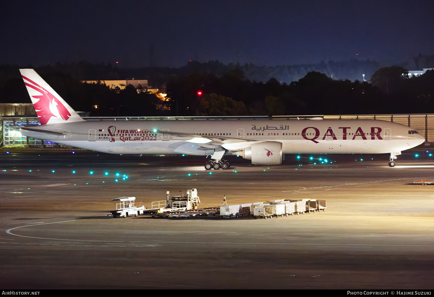 Aircraft Photo of A7-BAL | Boeing 777-3DZ/ER | Qatar Airways | AirHistory.net #518991