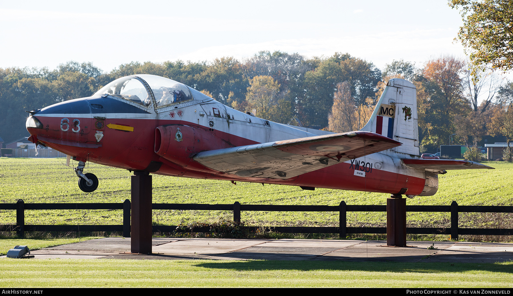 Aircraft Photo of XW301 / 9147M | BAC 84 Jet Provost T5A | UK - Air Force | AirHistory.net #519001
