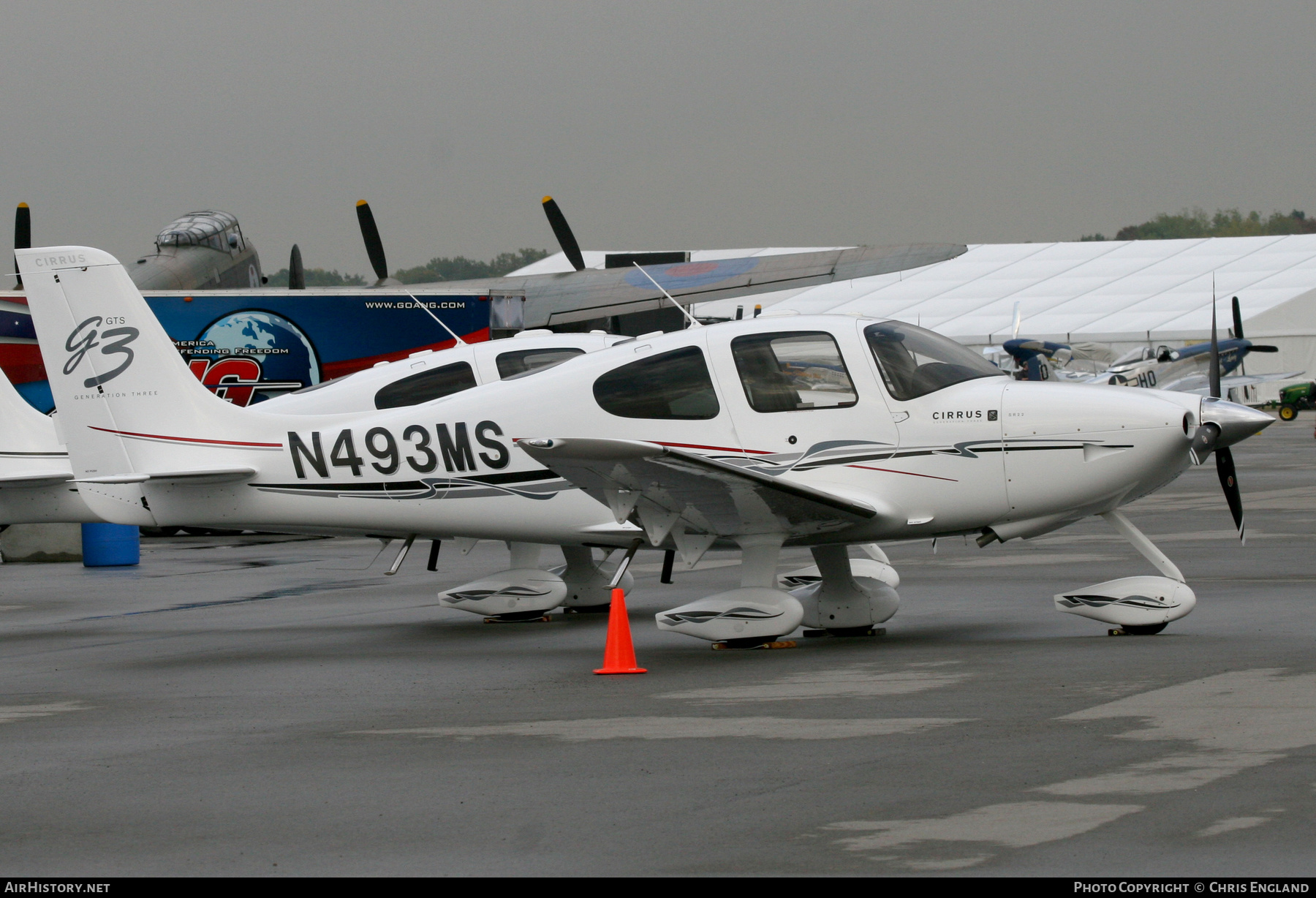 Aircraft Photo of N493MS | Cirrus SR-22 G3-GTS | AirHistory.net #519009
