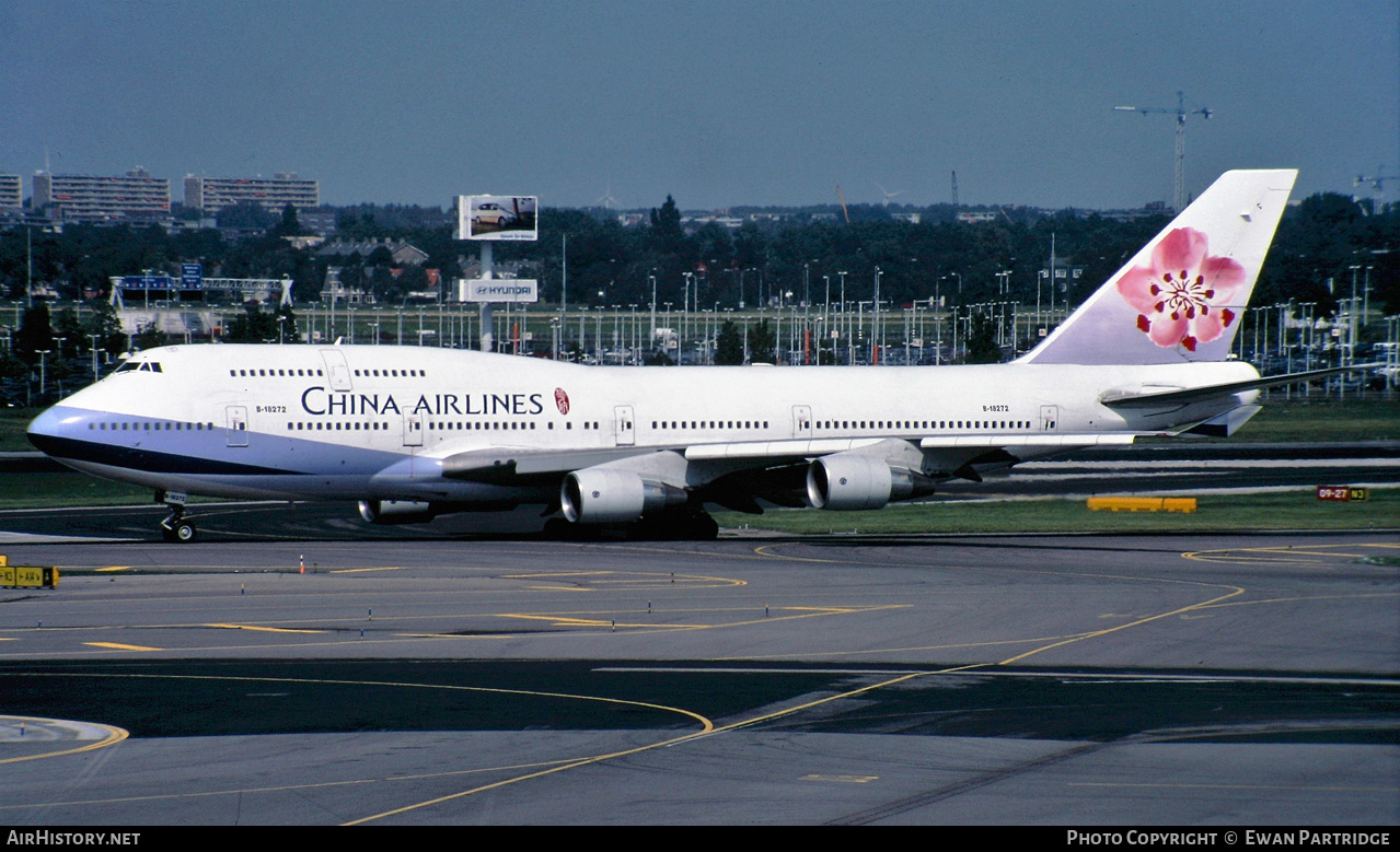 Aircraft Photo of B-18272 | Boeing 747-409 | China Airlines | AirHistory.net #519037