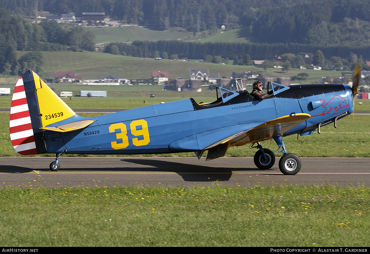 Aircraft Photo of N50429 / 234539 | Fairchild PT-19B Cornell (M-62A) | Red Bull | USA - Air Force | AirHistory.net #519068