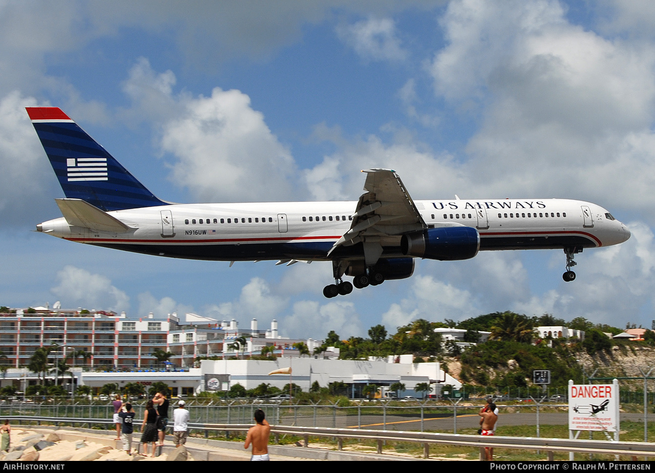 Aircraft Photo of N916UW | Boeing 757-225 | US Airways | AirHistory.net #519069