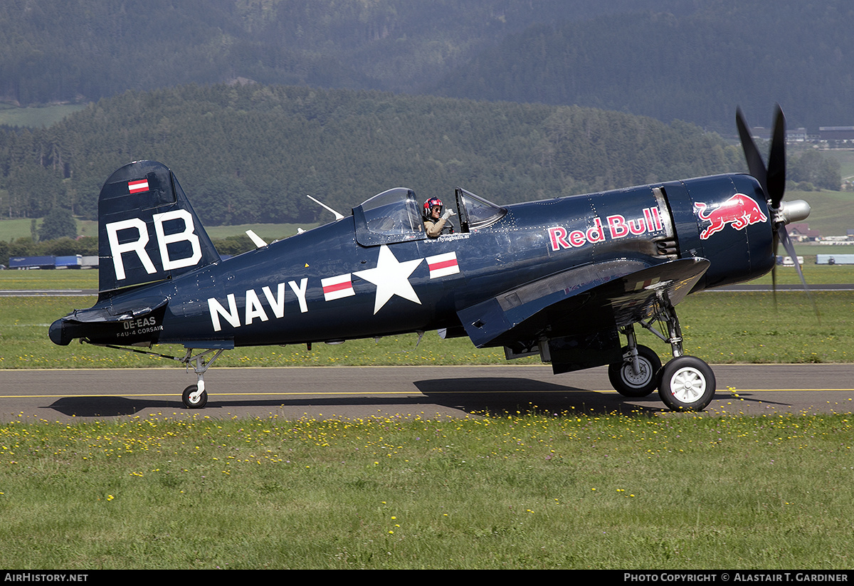 Aircraft Photo of OE-EAS | Vought F4U-4 Corsair | Red Bull | USA - Navy | AirHistory.net #519081