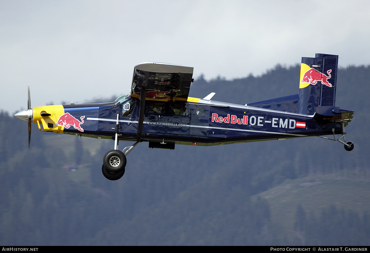 Aircraft Photo of OE-EMD | Pilatus PC-6/B2-H4 Turbo Porter | Red Bull | AirHistory.net #519084