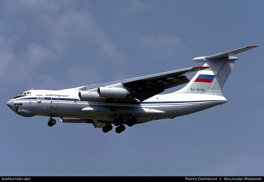 Aircraft Photo of RA-76795 | Ilyushin Il-76TD | Aeroflot | AirHistory.net #519091
