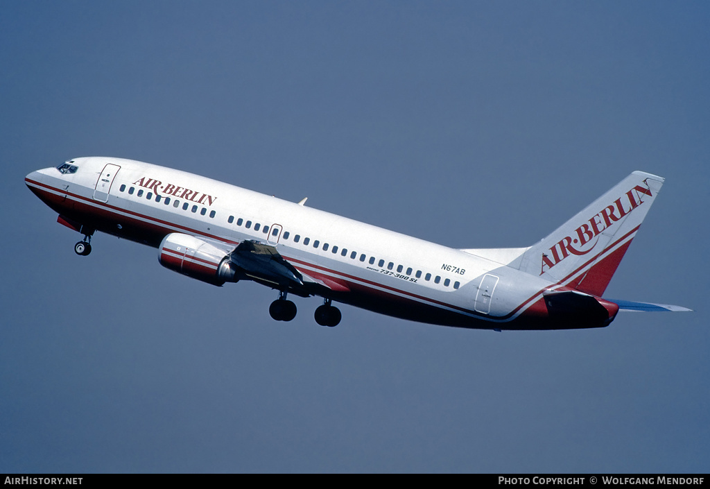 Aircraft Photo of N67AB | Boeing 737-3Y0 | Air Berlin | AirHistory.net #519095