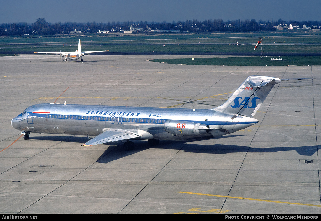 Aircraft Photo of OY-KGS | McDonnell Douglas DC-9-41 | Scandinavian Airlines - SAS | AirHistory.net #519096