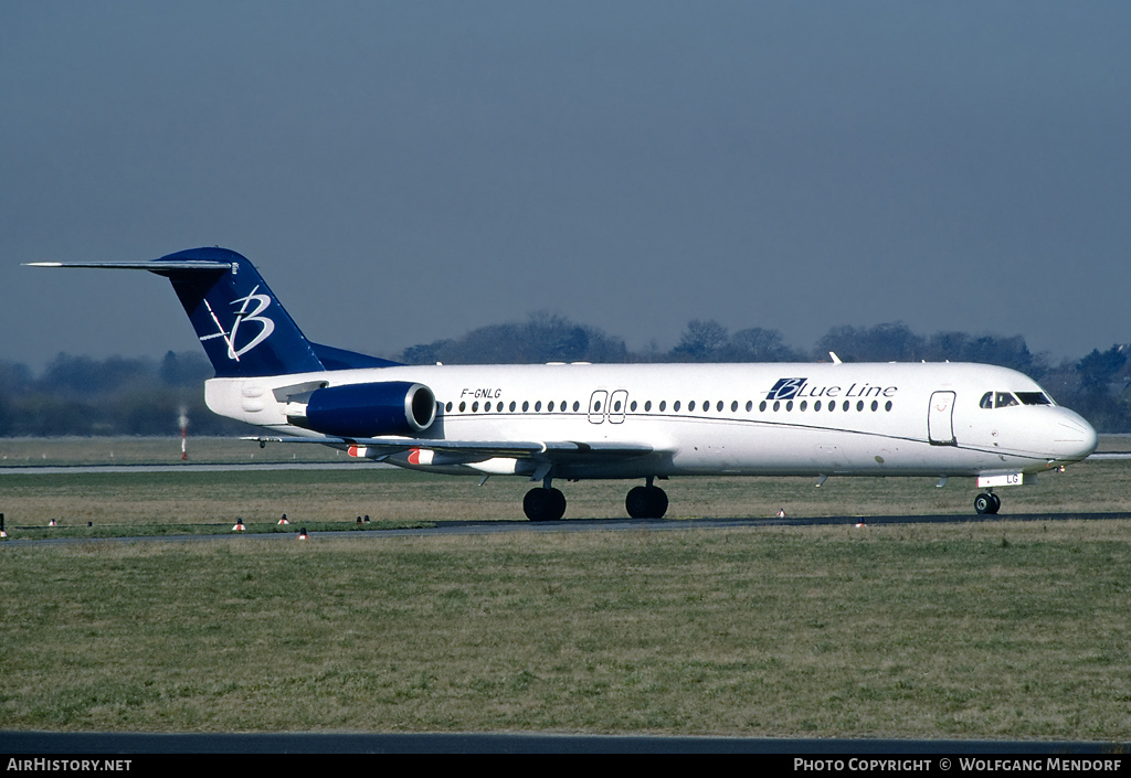 Aircraft Photo of F-GNLG | Fokker 100 (F28-0100) | Blue Line | AirHistory.net #519097