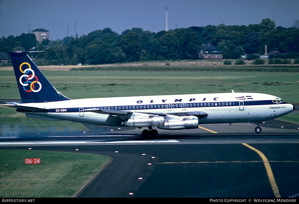 Aircraft Photo of SX-DBK | Boeing 720-051B | Olympic | AirHistory.net #519109