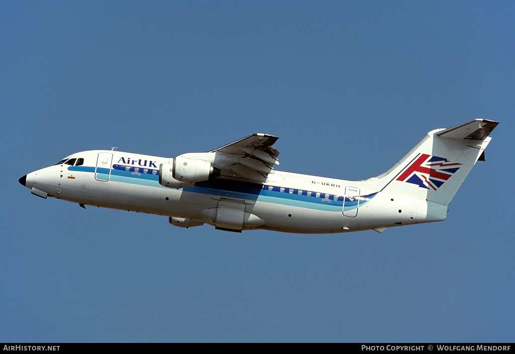 Aircraft Photo of G-UKRH | British Aerospace BAe-146-200 | Air UK | AirHistory.net #519114